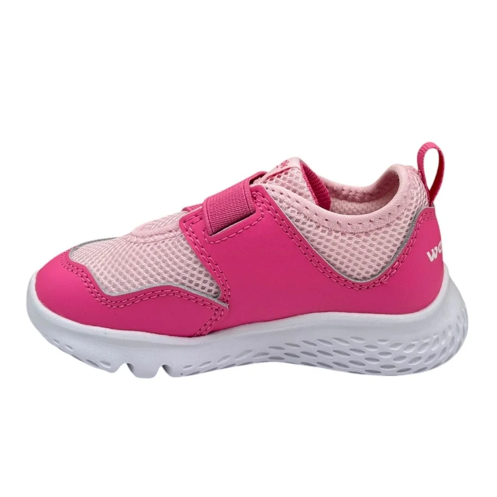 Reebok Toddler Girls Slip-on Sneaker Size 7 Pink‎ Lightweight Stretch Comfort